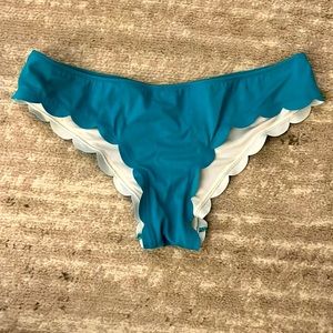 PINK Scalloped Bikini Bottoms